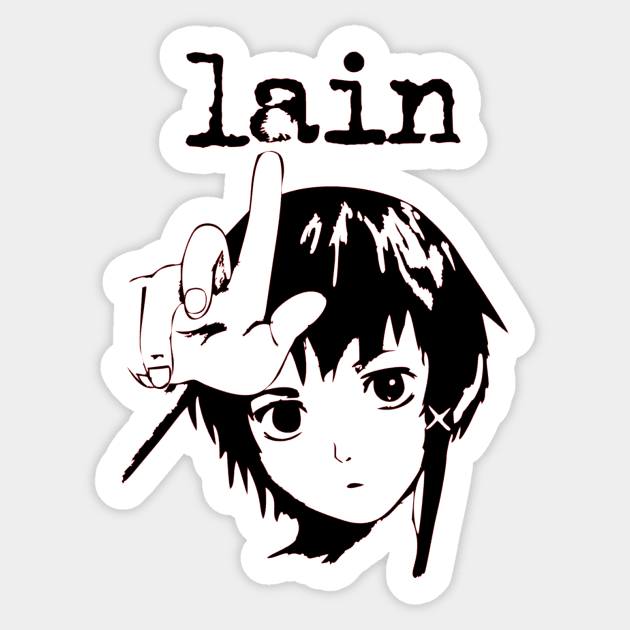 Serial Experiments Lain Sticker by OtakuPapercraft